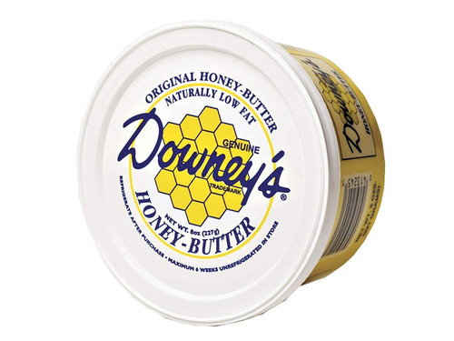 AmishTastes Downey's All-Natural Original Honey Butter, Favorite Amish Food, 8 Oz.