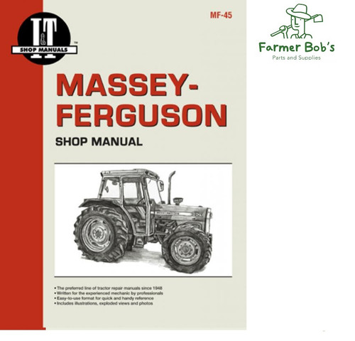 I&T Shop Manuals Massey-Ferguson MF362, MF365, MF375, MF383, MF390, MF390T and MF398 manual