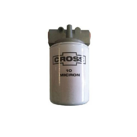 Cross Hydraulic SF1-10 Filter Assembly 3/4" NPTF Ports - 10 Micron Filtration w/ 200 PSI Pressure Rating