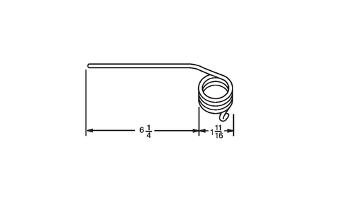 Rake Tooth fits several Pollard Hay Rakes