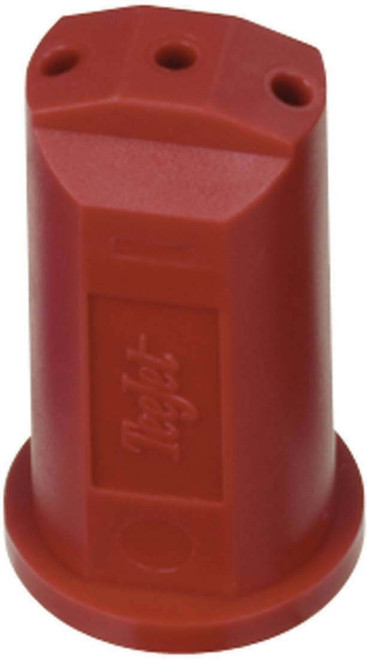 TeeJet StreamJet SJ-3 Red Acetal Polymer 3-Stream Outlet Nozzle  0.40 GPM @ 40 PSI