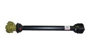 Weasler 63.5" Complete PTO Driveline 1-3/4" 20 Spline QD Both Ends w/ Clamp Slip Clutch