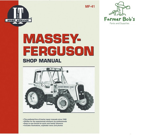  I&T Shop Manuals Massey-Ferguson MF670, MF690 and MF698 manual. 