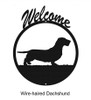Wire-haired Dachshund Welcome Sign