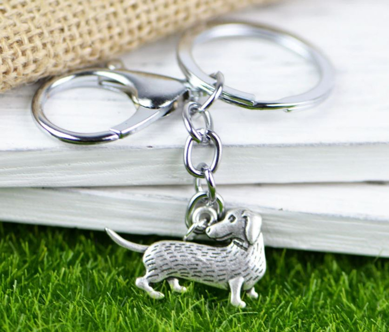 dachshund keychain