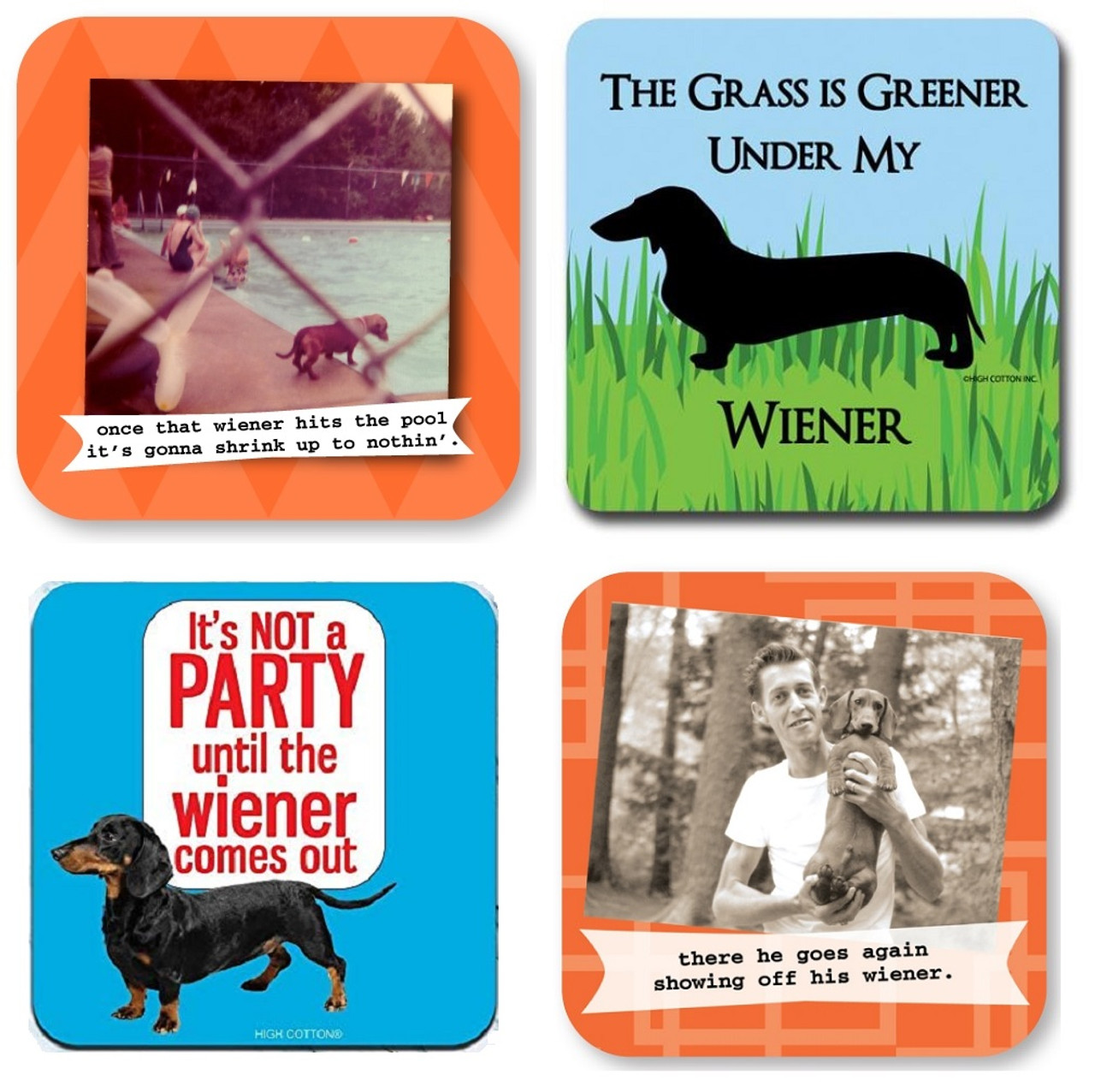 funny coaster set