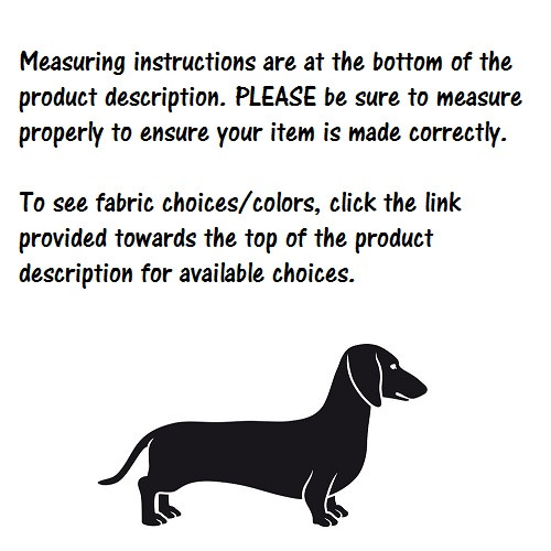 Harness Custom Designed for Dachshunds. -  New Zealand