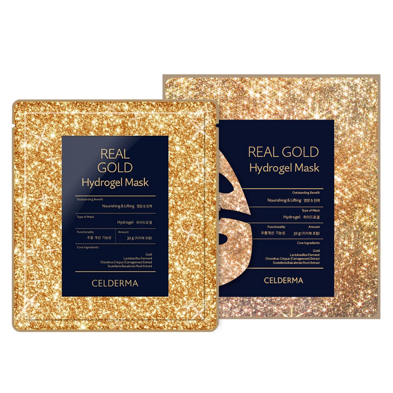 Real Gold Hydrogel Mask [3 Masks]