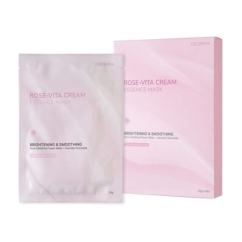 Rose-Vita Cream Essence Mask [4 Masks]