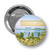 2-1/2 inch Round Button with Safety Pin Back