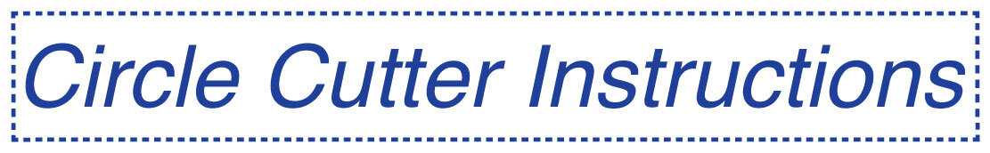 Circle Cutting Instruction Image