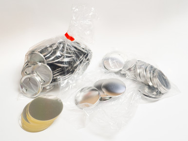 2-1/4 inch Pinback Button Parts