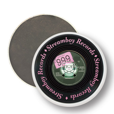 3 inch Round Button with Full Magnet Back