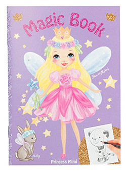 Depesche 8437 Mini Colouring Book with Magic Pages, Princess Mimi, Assorted, Multicoloured Depesche 8437 Mini Colouring Book with Magic Pages, Princess Mimi, Assorted, Multicoloured