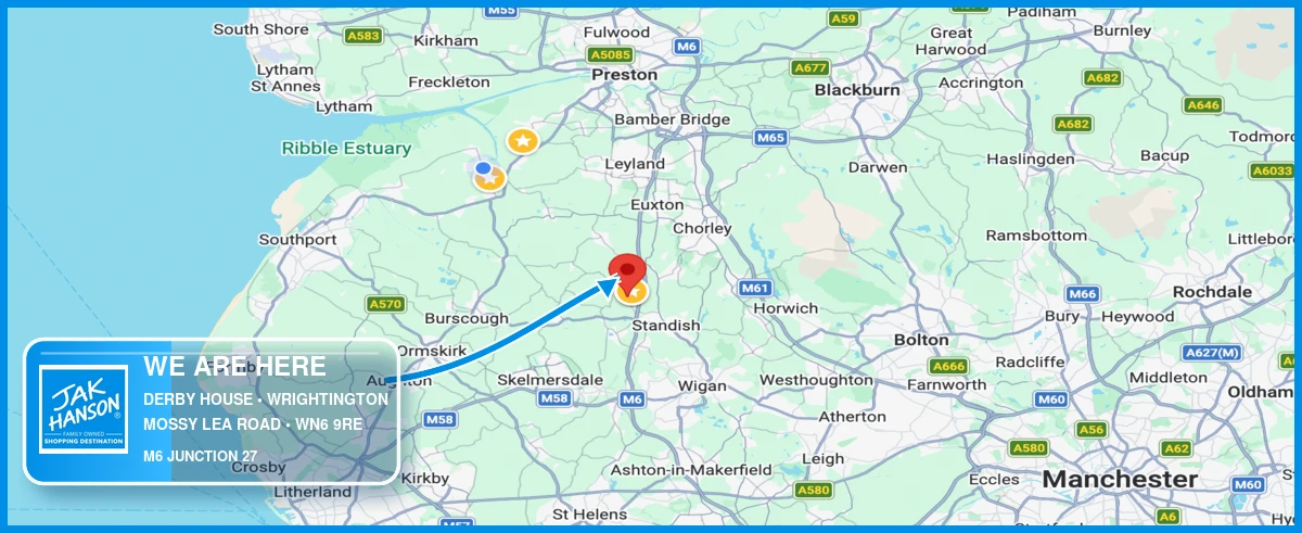 JAK Hanson Shopping Outlet Near Wigan