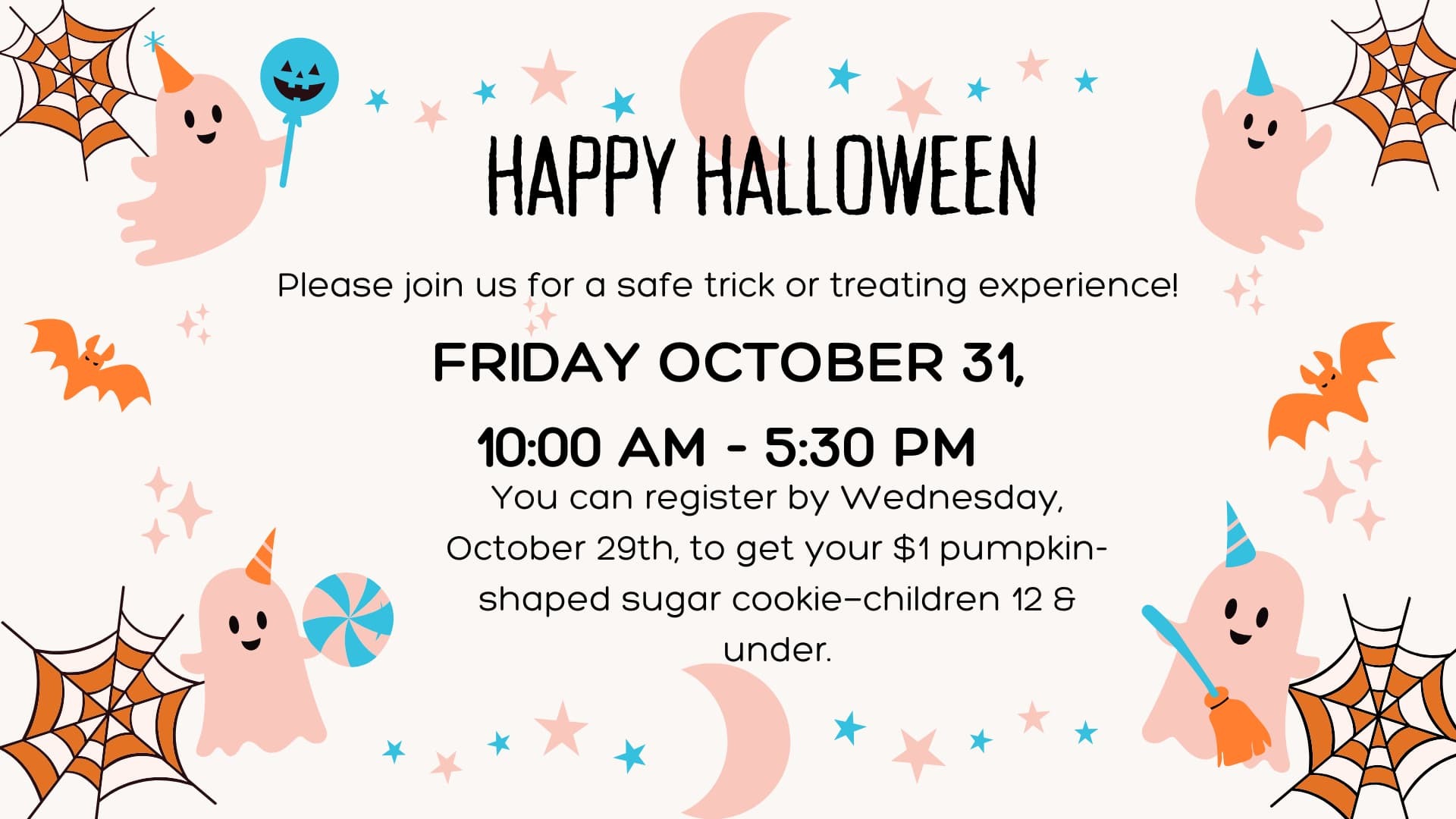 Trick o' Treating at Starry Lane Bakery