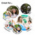 Spike Sensory Bubble Play Skin Happy Botanical Bubbles & Blower Set - Party Pack 21