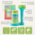 Spike Sensory Bubble Play Skin Happy Botanical Bubbles & Blower Set - Party Pack 21
