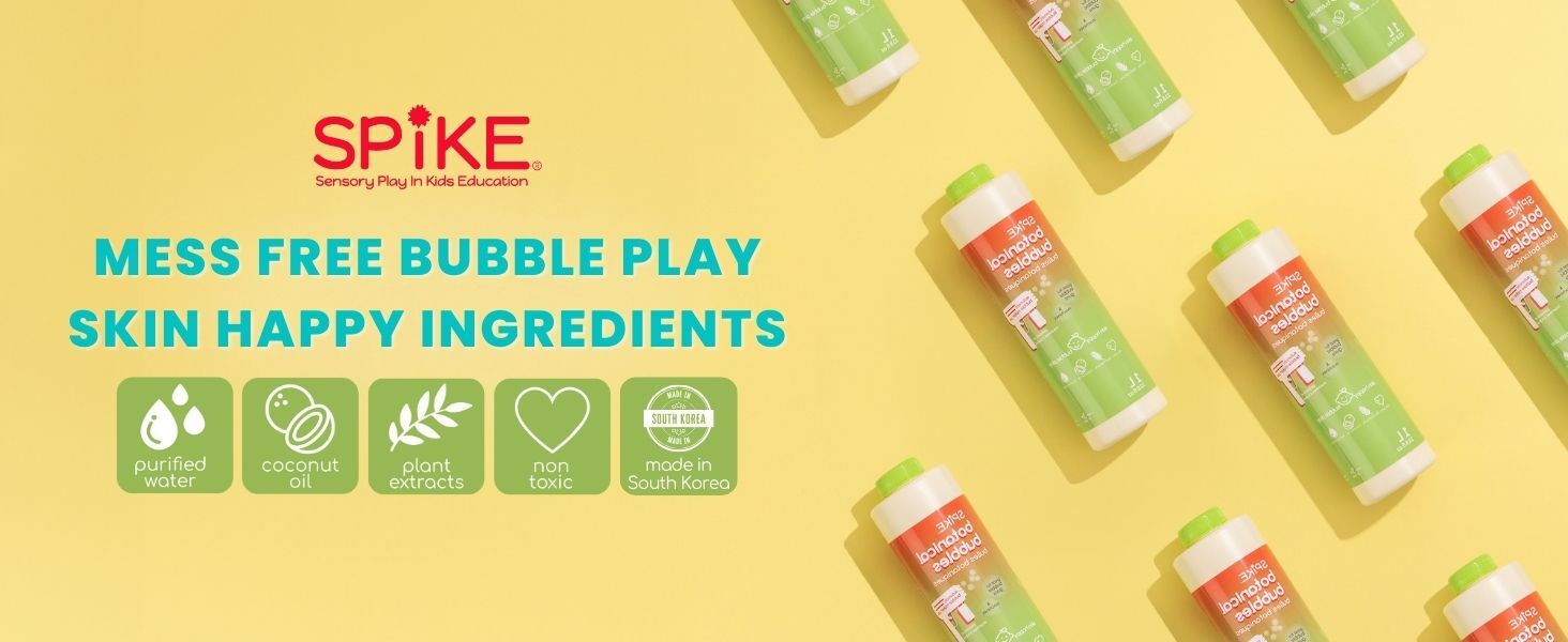 Mess free bubble play skin happy ingredients