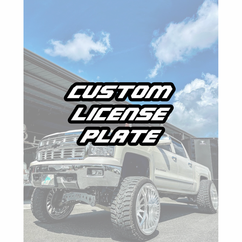 Custom License Plate