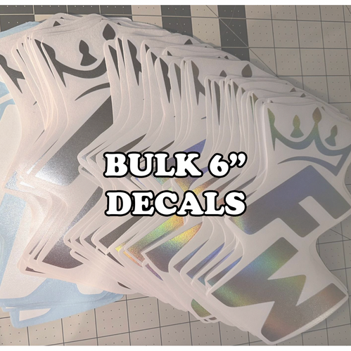 Bulk 6" Decals