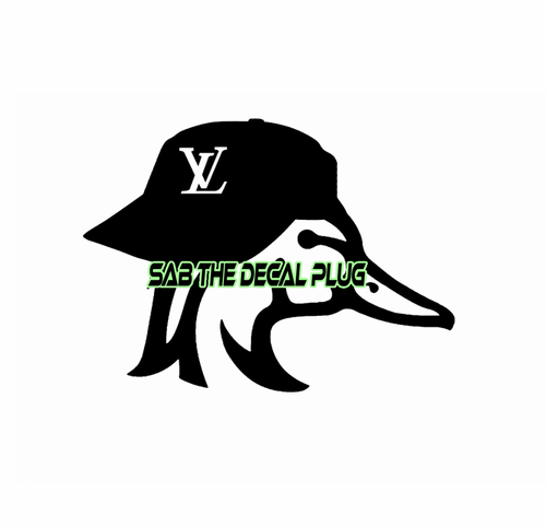 Wood Duck with LV Hat Wood Duck with LV Hat