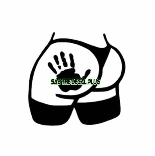 Booty With Handprint