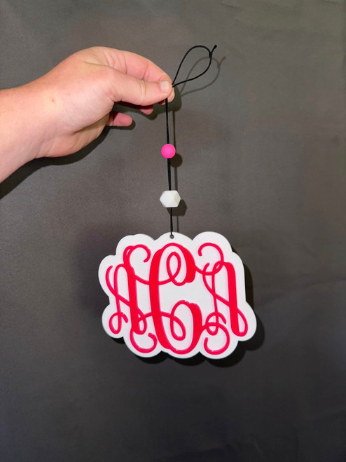 Monogram Car Charm Monogram Car Charm