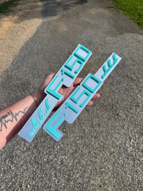 Custom F-150 Badges (2Pk)