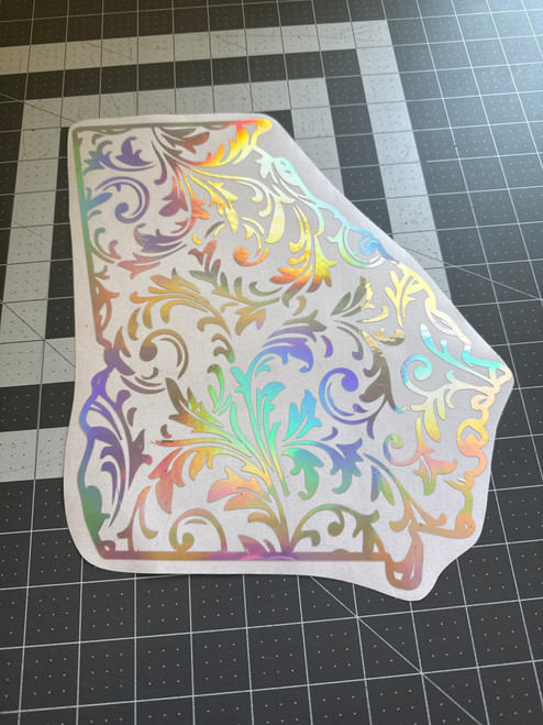12x10" Georgia State Tooled - Holographic 12x10" Georgia State Tooled - Holographic
