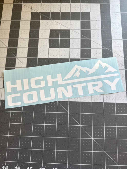 11" High Country - White 11" High Country - White