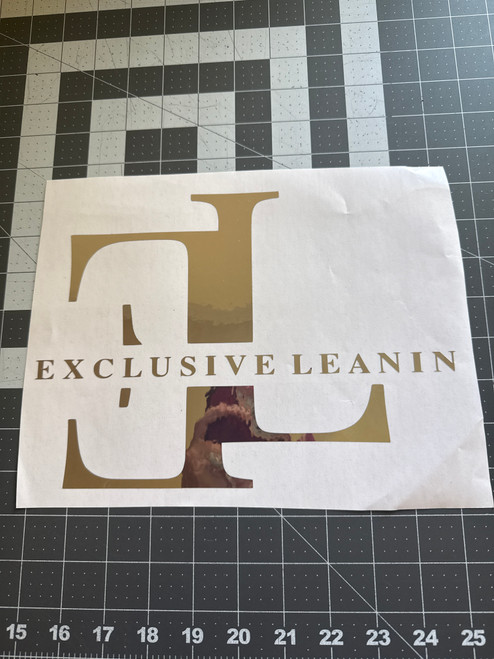11" Exclusive Leanin' EL with Words - Chrome 11" Exclusive Leanin' EL with Words - Chrome