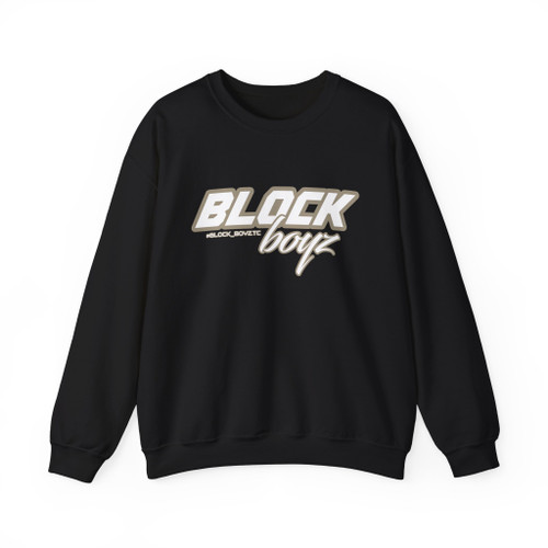 Block Boyz Sweatshirt (black with tan/white)