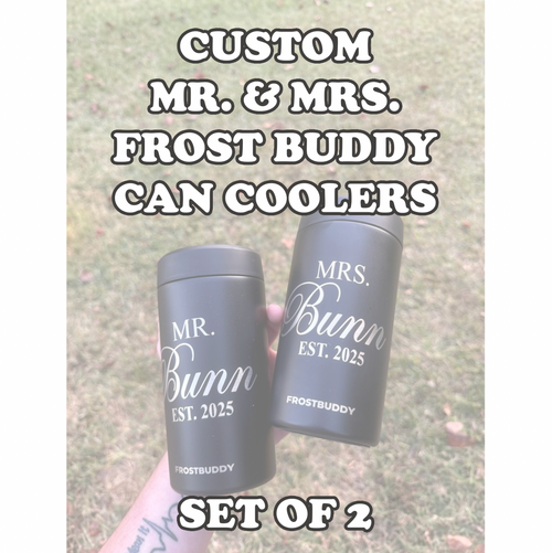 Mr. & Mrs. Frost Buddy Set (2pc - Black)