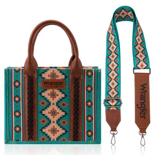 Turquoise Wrangler Small Tote Bag Cross Body