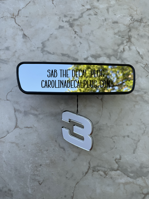 Dale 3 Car Charm - White / Mirror Dale 3 Car Charm - White / Mirror