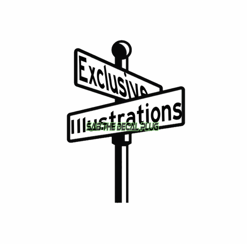 Exclusive Illustrations - Street Sign Exclusive Illustrations - Street Sign