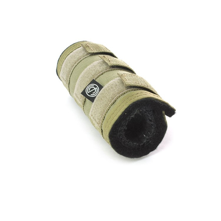 High Temp Suppressor Cover – 6" FDE Coyote Brown – SilencerCo, Dead Air, CGS Compatible