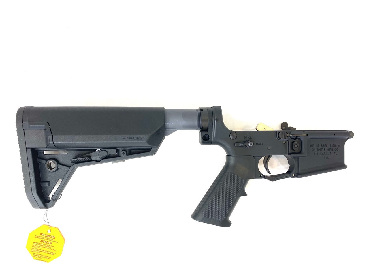 Knights Armament KAC SR-15 IWS Lower Receiver Assembly - SBR marked