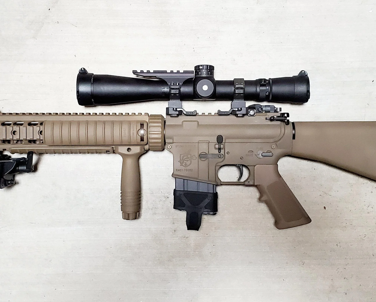 Knights Armament KAC rear 600m BUIS, full sized 98474 | For Sale