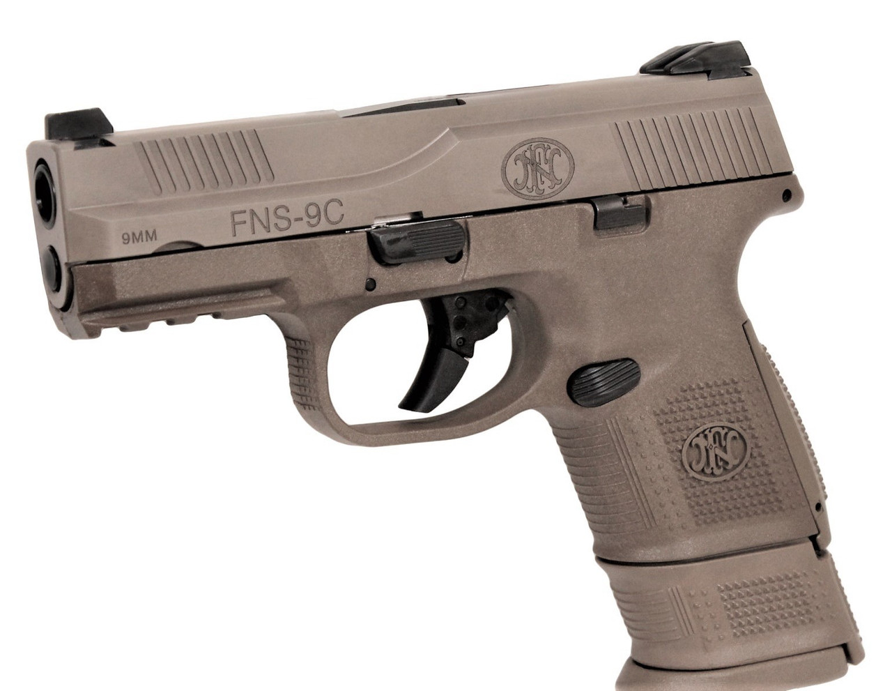 Fn Fns 9c Compact 9mm Pistol In Fde