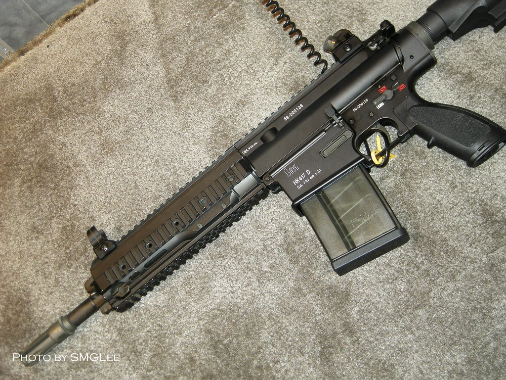 Hide  Surefire 4-prong Flash Hider for HK 417 with M15X1 threads