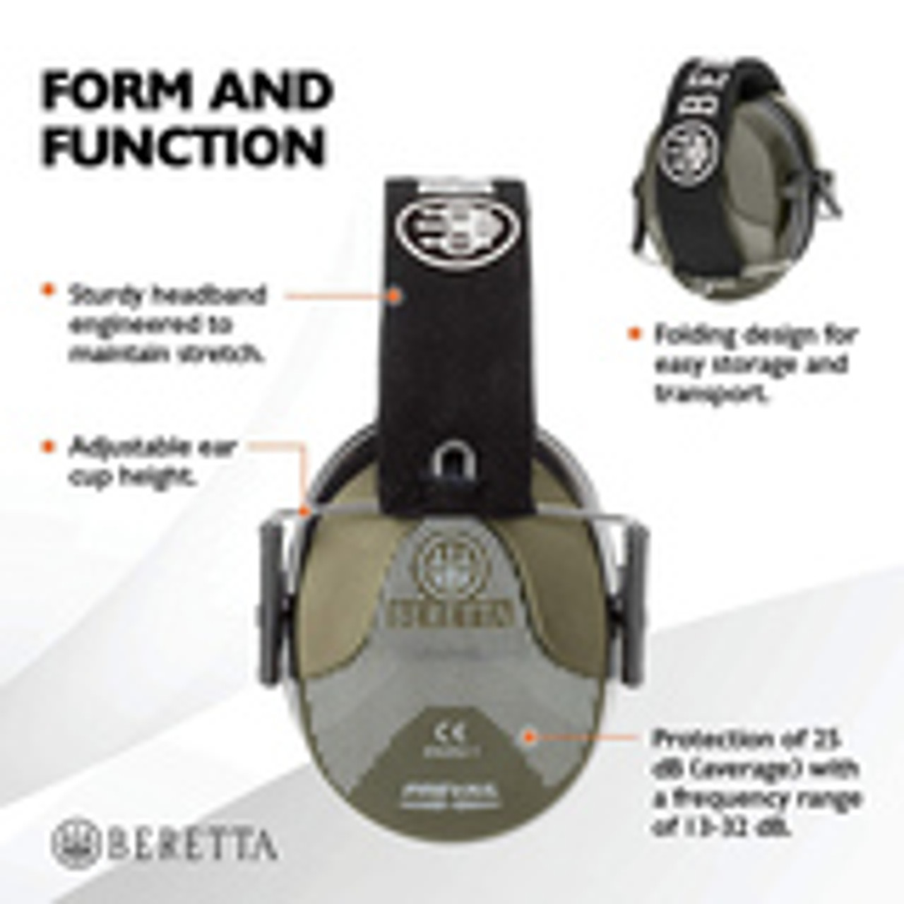 Cascos Beretta Earmuff - Spy center