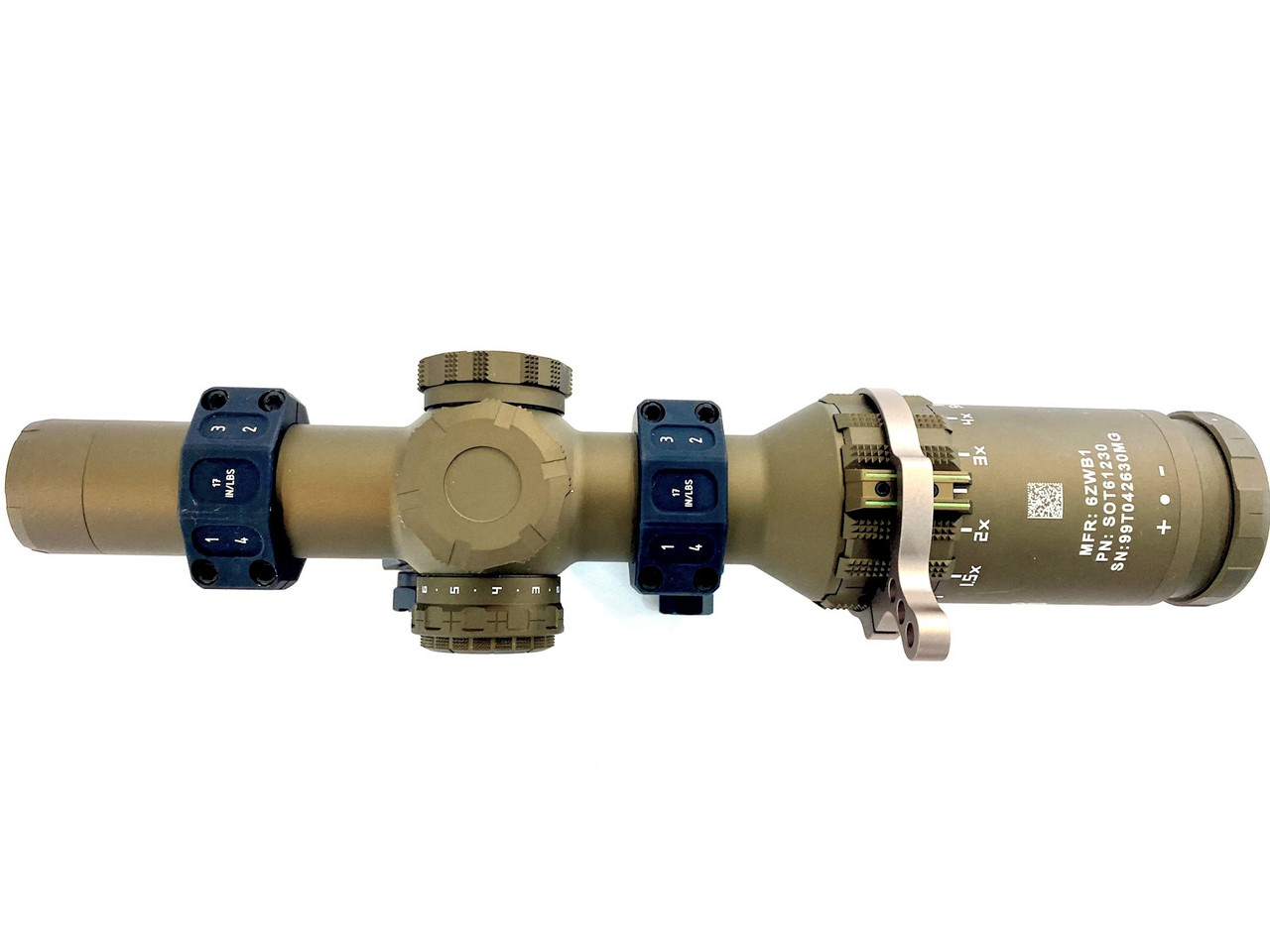 Sig TANGO6T 1-6x SVPS LPVO Scope SFP, FL-6 Hellfire combo with