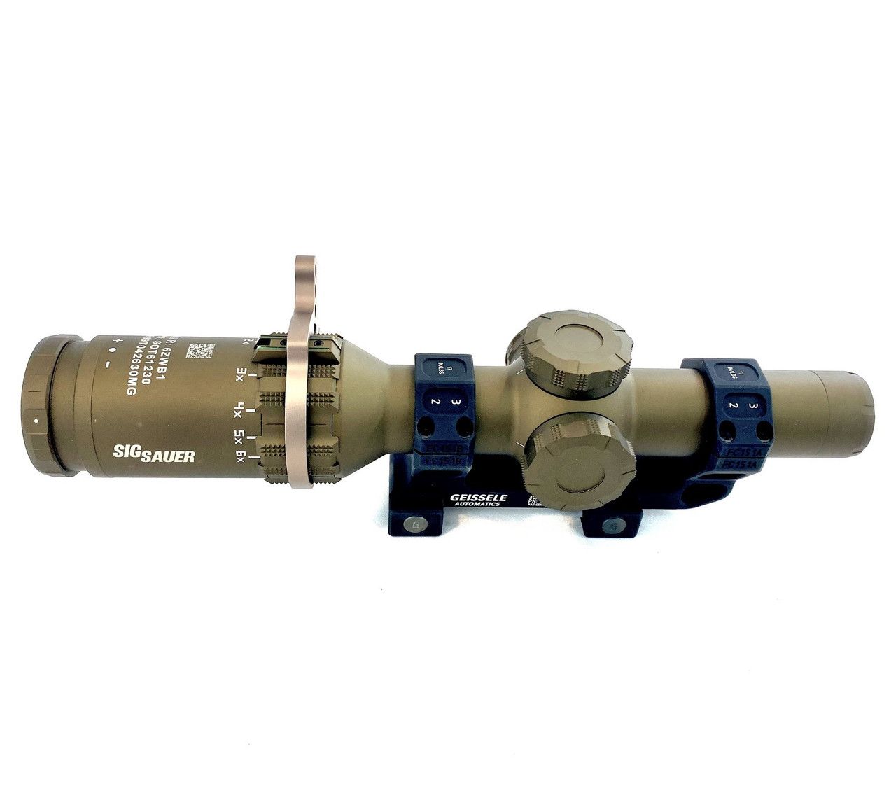 Sig TANGO6T 1-6x SVPS LPVO Scope SFP, FL-6 Hellfire combo