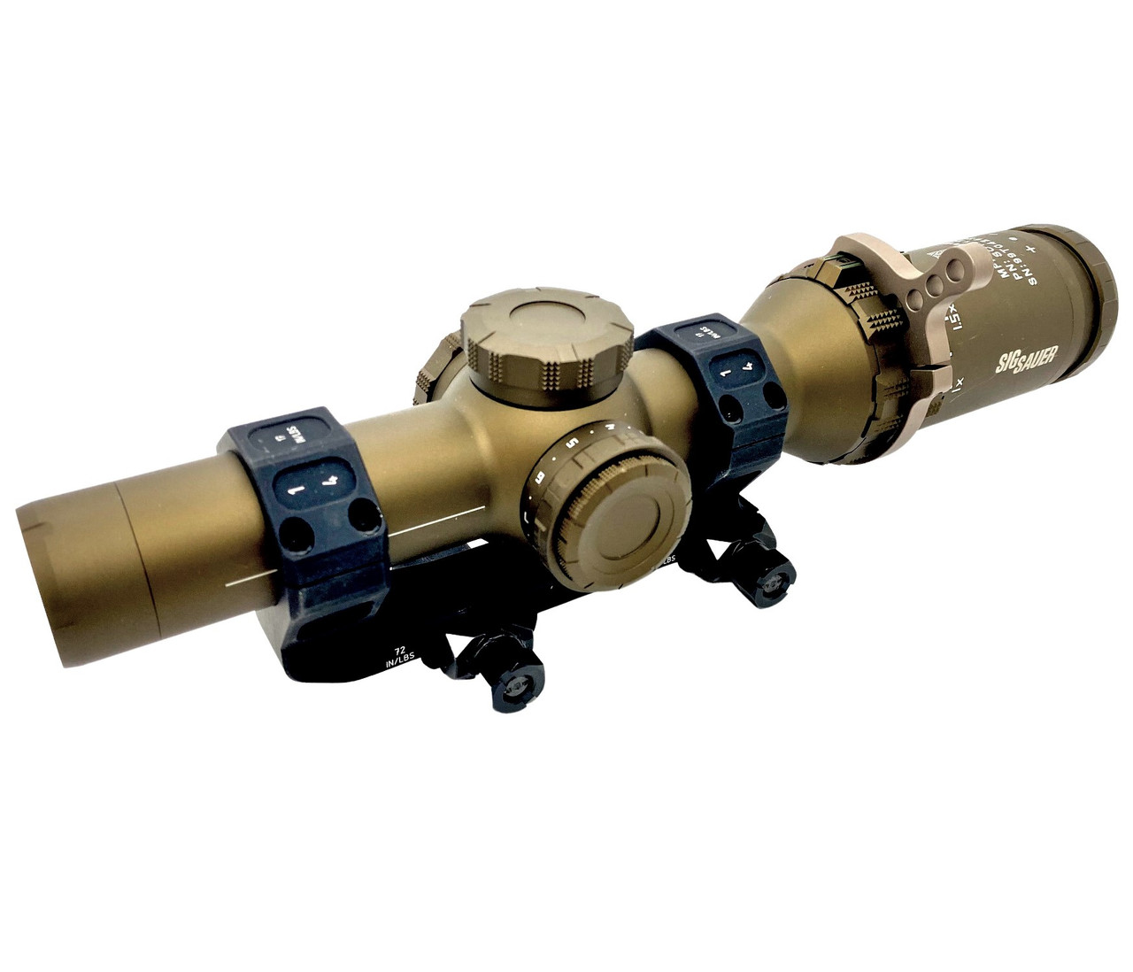 Sig TANGO6T 1-6x SVPS LPVO Scope SFP, FL-6 Hellfire combo