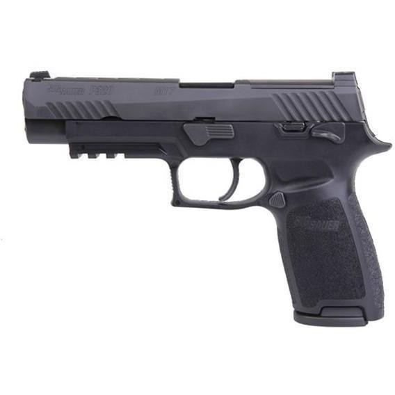 Sig Sauer P320 M17 9mm military pistol in black and in