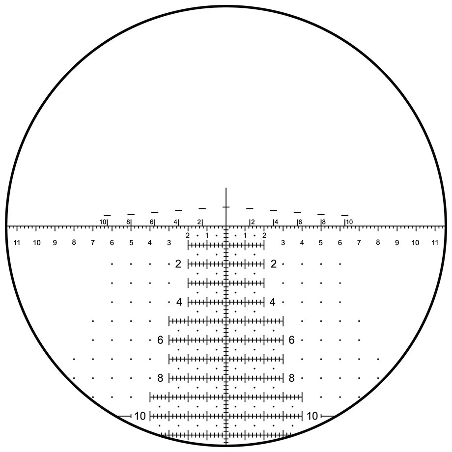 Leupold Horus H-58 grid reticle as seen on the M2010 optic