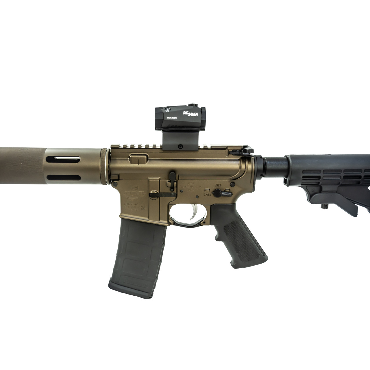 Bushmaster XM15 Carbine Burnt Bronze Cerakote Rifle 5.56 16