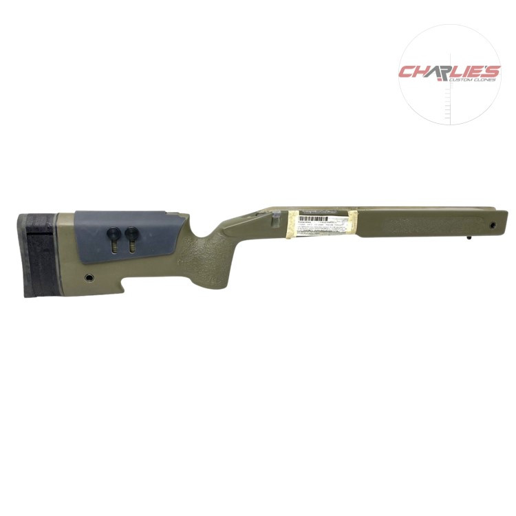 実物　新品　McMillan ストック　A-4 ショートアクション 308 McMillan A4 Stock for the USMC M40A3Sniper Rifle in OD